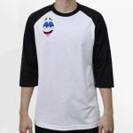 Raglan 3/4 Roundneck Shirt (White Body) Thumbnail