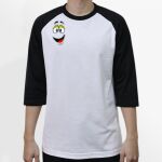 Raglan 3/4 Roundneck Shirt (White Body) Thumbnail