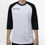 Raglan 3/4 Roundneck Shirt (White Body) Thumbnail