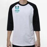 Raglan 3/4 Roundneck Shirt (White Body) Thumbnail