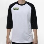 Raglan 3/4 Roundneck Shirt (White Body) Thumbnail