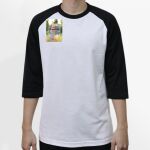 Raglan 3/4 Roundneck Shirt (White Body) Thumbnail