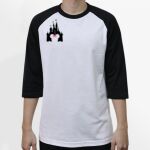 Raglan 3/4 Roundneck Shirt (White Body) Thumbnail