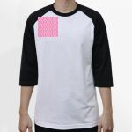 Raglan 3/4 Roundneck Shirt (White Body) Thumbnail