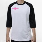 Raglan 3/4 Roundneck Shirt (White Body) Thumbnail