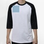 Raglan 3/4 Roundneck Shirt (White Body) Thumbnail