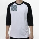 Raglan 3/4 Roundneck Shirt (White Body) Thumbnail