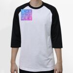 Raglan 3/4 Roundneck Shirt (White Body) Thumbnail