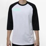 Raglan 3/4 Roundneck Shirt (White Body) Thumbnail