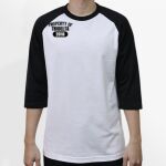 Raglan 3/4 Roundneck Shirt (White Body) Thumbnail