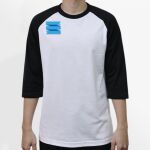 Raglan 3/4 Roundneck Shirt (White Body) Thumbnail