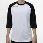 Raglan 3/4 Roundneck Shirt (White Body) Thumbnail