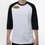 Raglan 3/4 Roundneck Shirt (White Body) Thumbnail