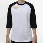 Raglan 3/4 Roundneck Shirt (White Body) Thumbnail