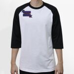 Raglan 3/4 Roundneck Shirt (White Body) Thumbnail