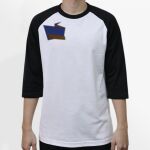 Raglan 3/4 Roundneck Shirt (White Body) Thumbnail