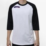 Raglan 3/4 Roundneck Shirt (White Body) Thumbnail