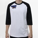 Raglan 3/4 Roundneck Shirt (White Body) Thumbnail