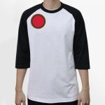 Raglan 3/4 Roundneck Shirt (White Body) Thumbnail