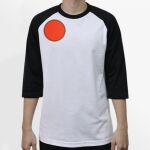 Raglan 3/4 Roundneck Shirt (White Body) Thumbnail