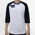 Raglan 3/4 Roundneck Shirt (White Body) Thumbnail