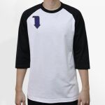 Raglan 3/4 Roundneck Shirt (White Body) Thumbnail