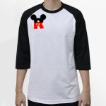 Raglan 3/4 Roundneck Shirt (White Body) Thumbnail