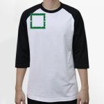 Raglan 3/4 Roundneck Shirt (White Body) Thumbnail