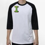 Raglan 3/4 Roundneck Shirt (White Body) Thumbnail