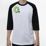 Raglan 3/4 Roundneck Shirt (White Body) Thumbnail