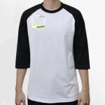 Raglan 3/4 Roundneck Shirt (White Body) Thumbnail