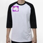 Raglan 3/4 Roundneck Shirt (White Body) Thumbnail