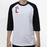 Raglan 3/4 Roundneck Shirt (White Body) Thumbnail