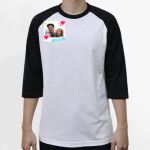 Raglan 3/4 Roundneck Shirt (White Body) Thumbnail