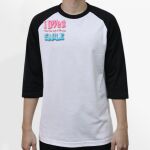 Raglan 3/4 Roundneck Shirt (White Body) Thumbnail