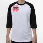 Raglan 3/4 Roundneck Shirt (White Body) Thumbnail