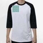 Raglan 3/4 Roundneck Shirt (White Body) Thumbnail