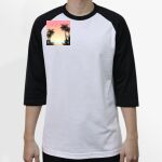 Raglan 3/4 Roundneck Shirt (White Body) Thumbnail