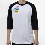 Raglan 3/4 Roundneck Shirt (White Body) Thumbnail
