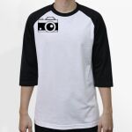 Raglan 3/4 Roundneck Shirt (White Body) Thumbnail
