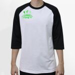 Raglan 3/4 Roundneck Shirt (White Body) Thumbnail