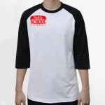 Raglan 3/4 Roundneck Shirt (White Body) Thumbnail