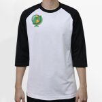 Raglan 3/4 Roundneck Shirt (White Body) Thumbnail