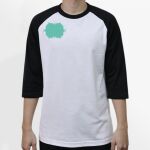 Raglan 3/4 Roundneck Shirt (White Body) Thumbnail
