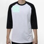 Raglan 3/4 Roundneck Shirt (White Body) Thumbnail