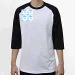 Raglan 3/4 Roundneck Shirt (White Body) Thumbnail