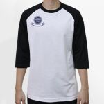 Raglan 3/4 Roundneck Shirt (White Body) Thumbnail