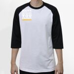 Raglan 3/4 Roundneck Shirt (White Body) Thumbnail