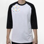 Raglan 3/4 Roundneck Shirt (White Body) Thumbnail