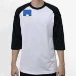 Raglan 3/4 Roundneck Shirt (White Body) Thumbnail
